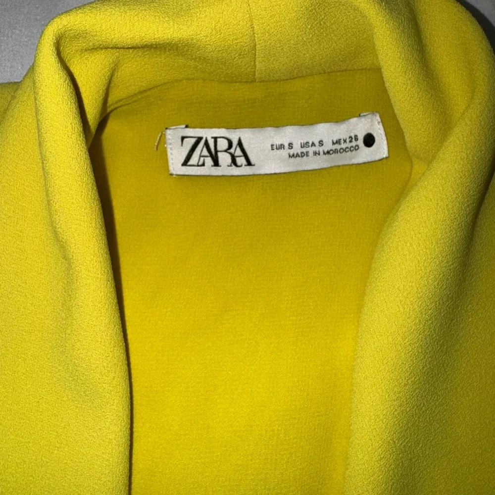 Vibrant Yellow Wrap Dress - Small - Picture 9 of 13